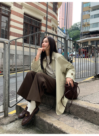 Pleat waist pants