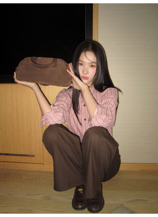 Pleat waist pants
