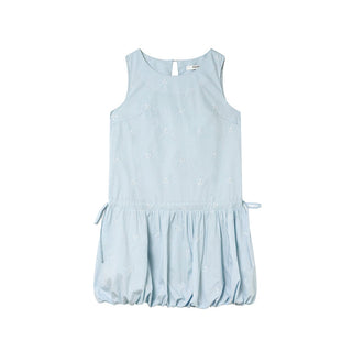 Bow embroidery dress