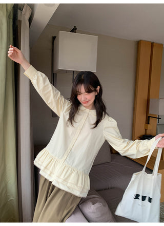 Doll ruffle shirt