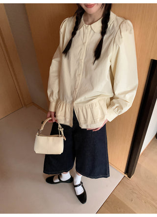 Doll ruffle shirt
