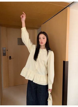 Doll ruffle shirt