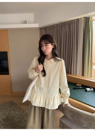 Doll ruffle shirt