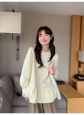 Doll ruffle shirt
