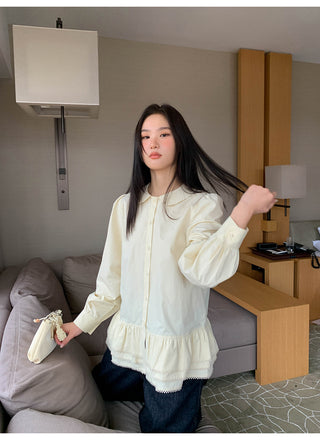 Doll ruffle shirt