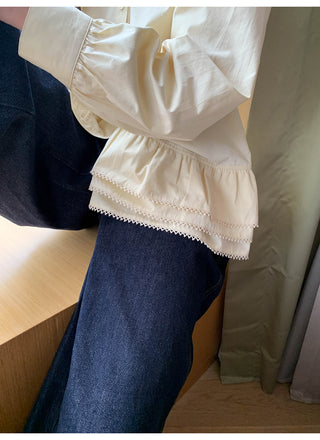 Doll ruffle shirt
