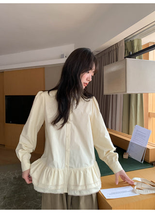 Doll ruffle shirt