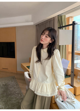 Doll ruffle shirt