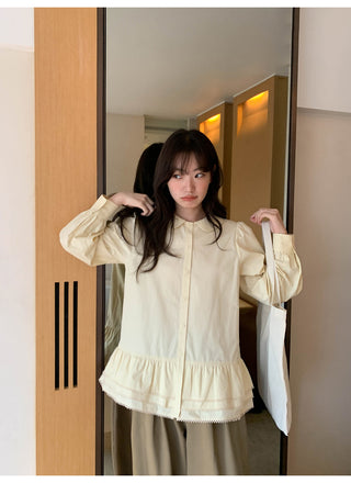 Doll ruffle shirt