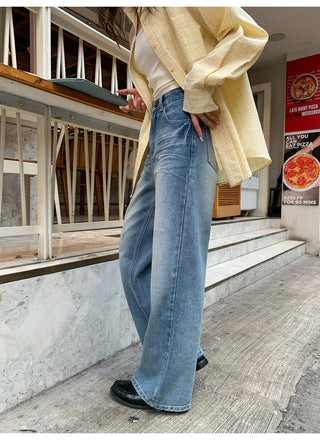 Distressed jeans
