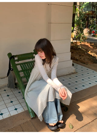 Polka dot sling blouse