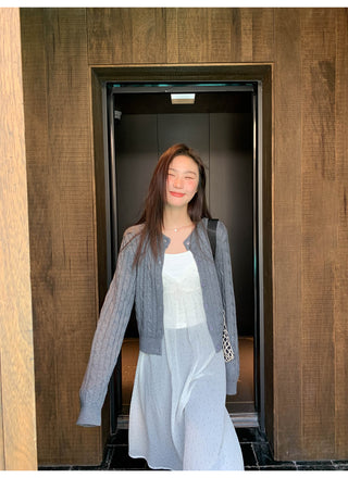 Polka dot sling blouse
