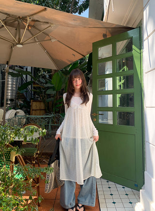 Polka dot sling blouse