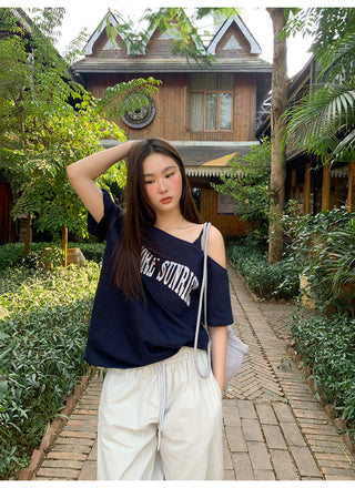 Elastic waist overalls