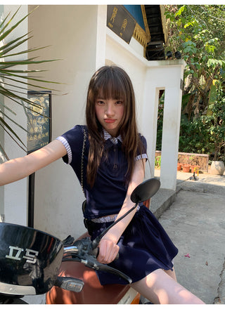 short sleeve Skirt suit