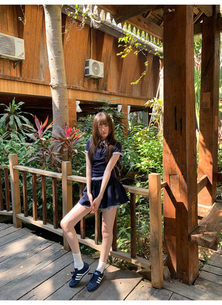 short sleeve Skirt suit