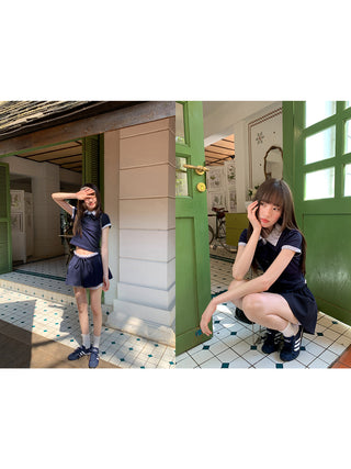 short sleeve Skirt suit