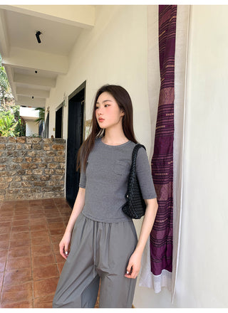 Wide leg trousers