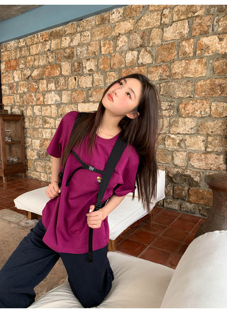 Wide leg casual pants