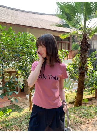 Wide leg casual pants