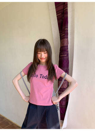Wide leg casual pants