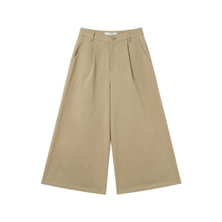 Wide leg casual pants
