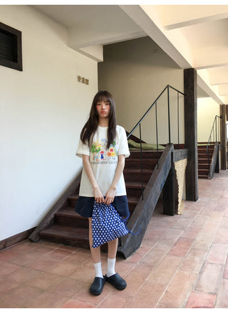 Drawstring casual shorts