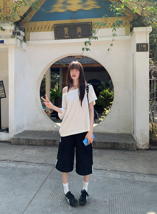 Patch pocket shorts