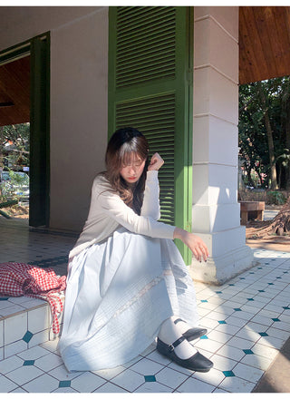 Lace A-line skirt