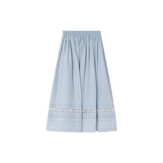 Lace A-line skirt