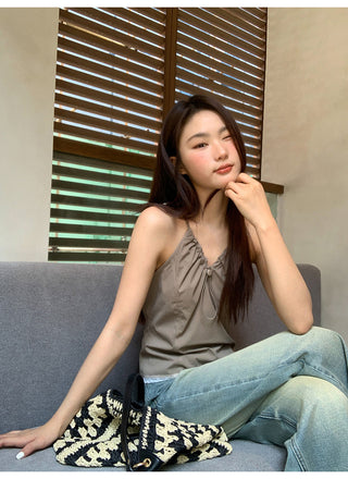 Lace sports sling top