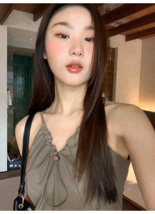 Lace sports sling top