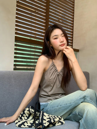Lace sports sling top