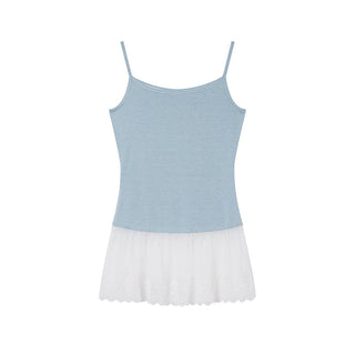 Lace straps top