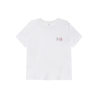 Printed crew neck tee