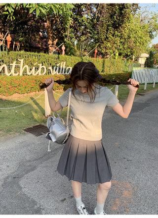 Letter shoulder tee
