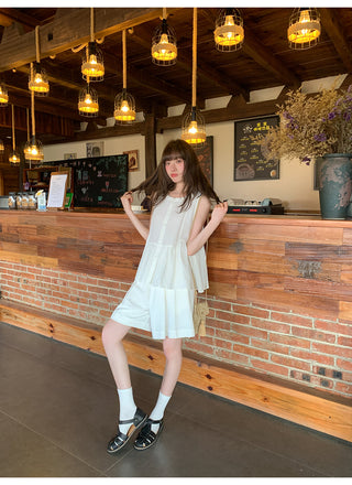 Doll shirt culottes set