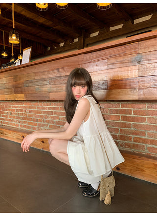 Doll shirt culottes set