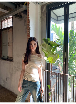 Swing collar slim tee