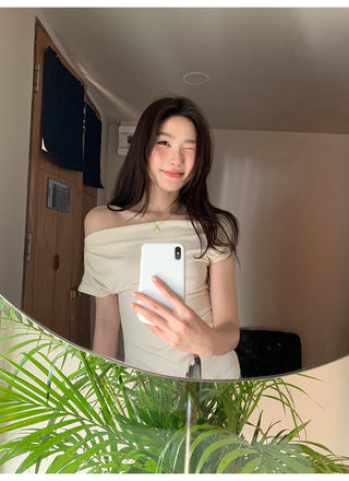 Swing collar slim tee