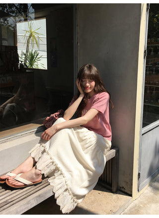 French lace A-line dress