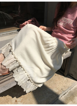 French lace A-line dress