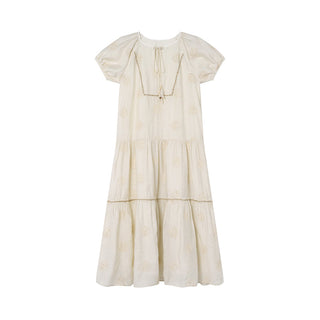 Bohemian embroidered dress