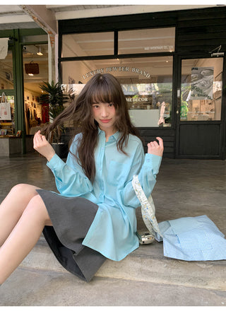 Minimal long sleeve shirt