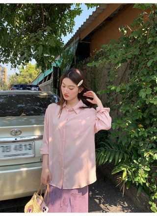 Minimal long sleeve shirt