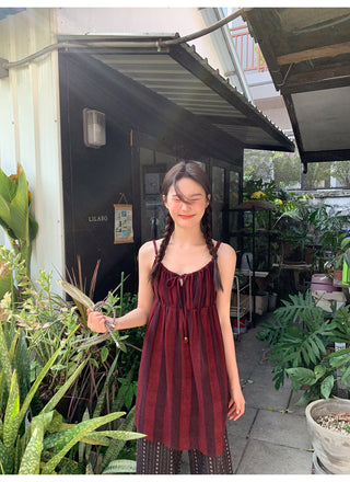 Plaid bandage top