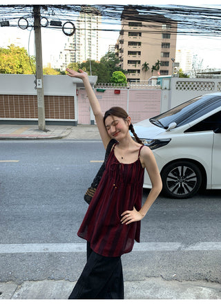Plaid bandage top