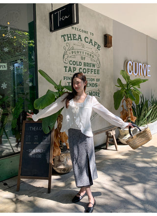 Ruffle two-piece top