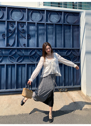 Ruffle two-piece top