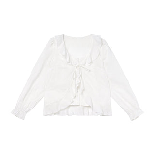 Ruffle two-piece top